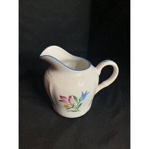 RARE International Stoneware Flower Pattern Creamer (JAPAN)